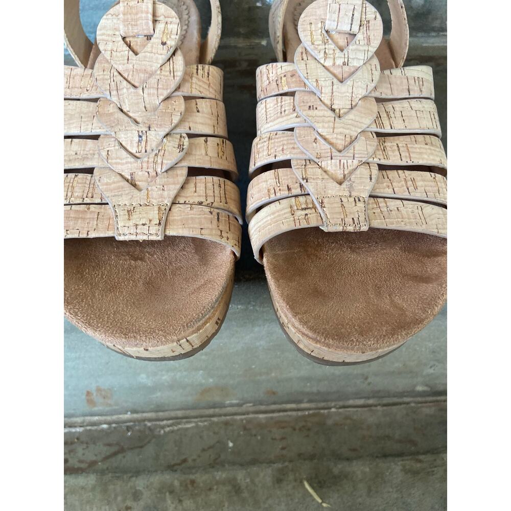 Baretraps Nickie natural cork gladiator style wedge sandal - Picture 7 of 11
